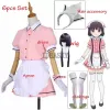 Blend Hideri Kanzaki Koffie Meid Maika Sakuranomiya Cosplay Kostuum Japanse Anime Uniform Pak Outfit Kleding r6Nj #