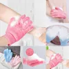 2024 2 PCS Bath Gloves Peeling Exfoliating Gloves Mitt Shower Scrub Gloves Massage For Body Scrub Sponge Wash Skin Moisturizing SPA