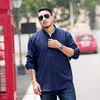 10xl 8xl 7xl 2018 New Pure Color Formal Dr Shirt Men LG Sleeve Classic Wear Brand Busin Mens Casual Shirt A1ge＃