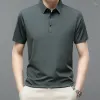 Мужские поло S, лето 2024, универсальная футболка с короткими рукавами, деловая повседневная рубашка, брендовая одежда, Прямая доставка, футболки Dhu7Z