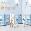Stickers 3D The Underwater World Anticollision Self Adhesive Soft Wall Stickers For Kids Room Home Skirting Sticker Wall Decoration