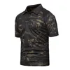 T-shirts tactiques militaires d'été pour hommes T-shirts légers à séchage rapide Armée Airsoft T-shirts Randonnée Travail Cargo Short SleeveT-shirts S-5XL m8XS #