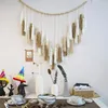 Tapeçarias estéticas dormitório y2k decoração de quarto bonito com contas de madeira tassle guirlanda boho decoração interior ajustável para estudo em casa