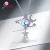 Ketten Guter Verkauf Hochzeit Verlobungsfeier Schmuck Halsketten 925 Sterling Silber Mond Stern Anhänger Halskette Braut