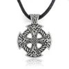 A29 Vintage Style Religious Cross Knot Totem Attractive Viking Necklace for Men and Women296n