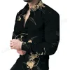 Harajuku camisas hawaianas hombres camisa fi lg manga playa blusa ropa de hombre blusas vocati floral camisas streetwear i3fh #