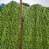 Tessuto di buona seta di latte frutta verde maglia di cotone/tessuto spandex elastico a 4 vie modello leopardato tessuto di stampa abito da cucito fai da te abbigliamento sexy