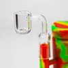 Kolorowe silikonowe szklane rurki z bongiem Zestaw Hooką wodną szklanki szklane szklane platformy olejne platformy miski przenośne zdejmowane schowki
