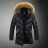 Giacca invernale da uomo calda spessa con cappuccio in pile Parka maschile Casual antivento collo di pelliccia cappotti maschile Cott imbottito Parka soprabito r0x5 #