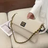 Lojas Exportação Designer Bolsas de Ombro Grande Capacidade Moda Corrente Única Bolsa nas Axilas para Mulheres 2024 Nova Moda Lona Dobrável Orelha Crossbody