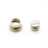 Accessoires 100set boutons-pression en laiton.accessoires pour vêtements outils de couture boutons-pression invisibles pour l'environnement boutons de veste de haute qualité