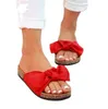 Hip Large Bow Slippers For Women Summer Sandal Thick Sole Flip Flop Sandals Beach Shoes Sandles Heels Fenty Slides 240228