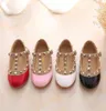 Cctwins Kids Spring Girls Brand for Baby Shoes Stud Single Shoes Childrenヌードサンダル幼児プリンセスフラットパーティーダンスシューズX0706366173