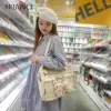 10A Umhängetaschen Mode Handtaschen Kawaii Tasche Japanische Messenger Umhängetasche Mit Anhänger Tote Geldbörse Für College Student Mädchen