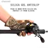 Taktische Handschuhe Angeln Drei-Finger Eis-Seide Silica Gel Anti-Rutsch-Sonnenschutz UV Für Männer Frauen Camouflage elastische SBR Tuch YQ240328