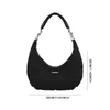 Shoulder Bags Women Vintage Underarm Bag Versatile Zipper Purse Casual Soft Satchel Trendy Girl Stylish