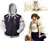 Japão anime princesa mononoke hime miyazaki hayao casual 3d cosplay traje de manga longa casaco esportivo com zíper jaqueta hoodies9441435