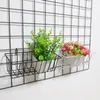 Kitchen Storage 1pc Hanging Grid Rack Display Racks Panel Basket Multifunctional Baskets For Bathroom