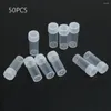 Opslagflessen 50st 5g Volumefles Plastic Klein Transparant Niveau Praktisch Multifunctioneel Voor Zaad Korrelig Voorwerp