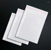 Förvaringspåsar 50pc Office Stationery Paper White Envelope Bubble Bag Foam Collision Porto Leverans garderob Organiserare