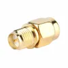 Annan nätverkskommunikation för RF Coaxial Gold Plated Color RP SMA Kvinnuttag till manlig plugg Straight Mini Wire Connector Adapter OTHTM