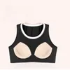 Damestanks Zomer Yoga Sport Strakke top Pilates Fitness Kleurenblok Sneldrogend Dunne tank TWEEDELIG