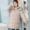 2023 Snow Wear New Solid Winter Coat for Women Down Jacket Warm Casual Loose Hooded Winter Women Jacket Lg Parkas Outerwear G6Gl#