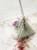 DrawString Triangle Bag Alternative Sequin Women's Cool Handbag Fashion Clutch Crystal