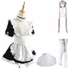 Anime Yosuga no Sora Kasugano Sora Costume da cameriera Costumi Cosplay Donne Sexy Apr Dr Meidofuku Lolita B0da #