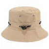 Small Brimmed Construction Site Dust-proof Breathable for Men's Tourism Fashion Top Can Be Printed and Worn Rope Fisherman Hat