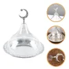 Dinnerware Sets Cake Stand With Dome Transparent Lid Pan Wedding Decor Dessert Protective Cover