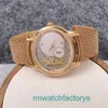 Top AP Wrist Watch 77244or.gg.1272or.01 Millennium Series 18K Rose Gold Frost Gold Opal Stone Manual Mechanical Womens Watch