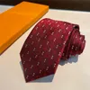 2024 Luxury Men's Fashion Tie Designer Ties Brand Business Neck Ties Casual Wedding Slips Retro Party Casual Silk Ties With Box V14