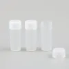 Lastoortsen 100 x 4g pequena garrafa de plástico de viagem vazia 4cc mini tubo de plástico recipiente plástico 15*43mm