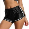 Femmes filles Satin sport Shorts course Gym Fitn pom-pom girl pantalons courts été décontracté Regulr Fit entraînement pantalons de plage X7P4 #