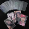 Window Stickers 50pcs Kpop Toploader Card Bag Pocard Sleeves Idol Po Cards Protective Storage Laser Butterfly Sleeve