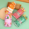 Cadeau cadeau 50pcs 15x23cm cordon de cordon de poche bonbons sacs de motif de père Noël biscuits cuits au four emballage de bénédiction de vacances de Noël