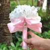Kwiaty dekoracyjne bukiet ślub Wyrafinowane eleganckie żywe kolory Wysokiej jakości oszałamiające sztuczne sztuczne na imprezę ślubną różę