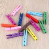 Frames OUNONA 40pcs 29 Inch Wooden Clothespins Clothes Pegs (Random Color)