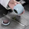 Juegos de té Juego de té de cerámica Gaiwan 2 tazas 1 contenedores de té coladores de acero regalo de negocios tetera de viaje portátil china 110ML