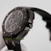 NICE AP WRISTWATCH Epic Royal Oak Offshore 26405ce Mens Watch Black Ceramic Fluorescerande Digital Pointer Automatisk Mekanisk världsberömd klocka Swiss Clock