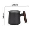 Titulares Xiaomi Mijia Teacups Cerâmica Caneca Doméstica Xícara de Chá 400ml Homens e Mulheres Escritório com Alça Coador de Chá Tampa Teaware Cozinha Ferramentas