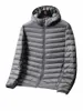 Chaqueta ligera de invierno para hombre, ropa acolchada de algodón ajustada para hombre, chaqueta cálida para hombre, chaqueta acolchada de algodón corta 01jX #