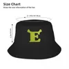 Bérets Shrek lettre E nom seau chapeau Panama pour homme femme Bob chapeaux automne pêcheur été plage pêche unisexe casquettes