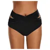 Mulheres Swimwear Ruched Controle Bikini Bottoms Cintura Barriga Mulheres Alta Maiô Briefs Calças Swimwears Tankinis Set Shorts para