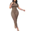 Lounge Wear Ribbed Casual 2 Piece Summer Shorts Set för Women Sleeve Top+Elastic Leggings Outfits Z8M9#