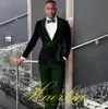 black Mens Wedding Tuxedo Veet Suit Two Piece Shawl Collar Jacket Pants Formal Groom Party Blazer Y3RQ#
