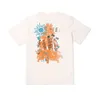 Chaopai – T-shirt à manches courtes pour couples, de luxe, classique, tendance, confortable, série arbre de bain, imprimé patchwork, ample