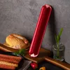 Hotel Home Utensili per carne e pollame Tagliatrice per hot dog 40 Lama in acciaio inossidabile Affettatrice per salsicce Coltello da taglio per prosciutto Forniture da cucina Utensili per barbecue TH22