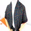 Écharpes Soie Cachemire Doux Pashmina Surdimensionné Épais Bords Roulés À La Main Châles Hiver Chaud Foulards Accessoires Décoration Cadeau 140 cm